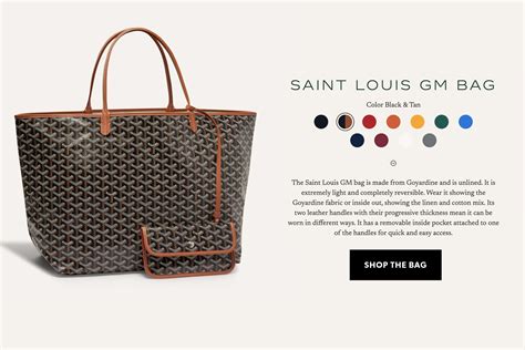 goyard style bag|goyard most expensive bag.